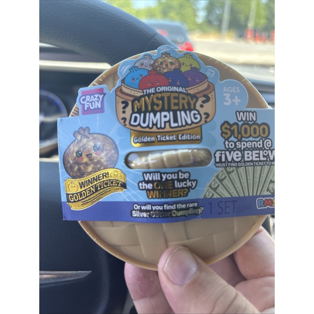 Crazy Fun The Original Mystery Dumpling Golden Ticket Edition Blind Bag Toy